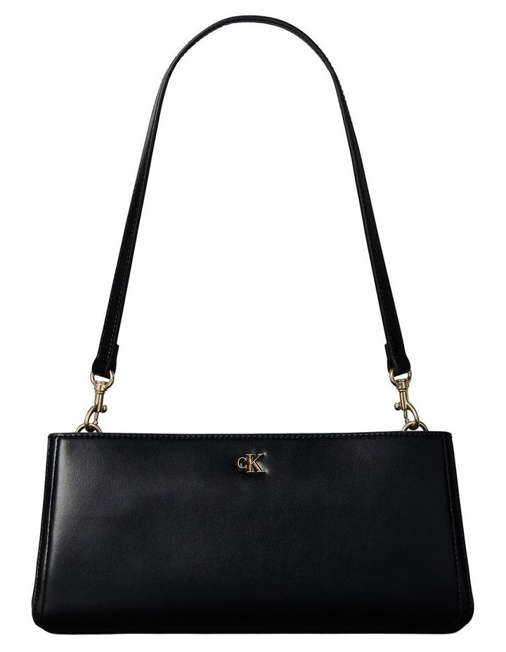 Elongated Shoulder Bag in Black
