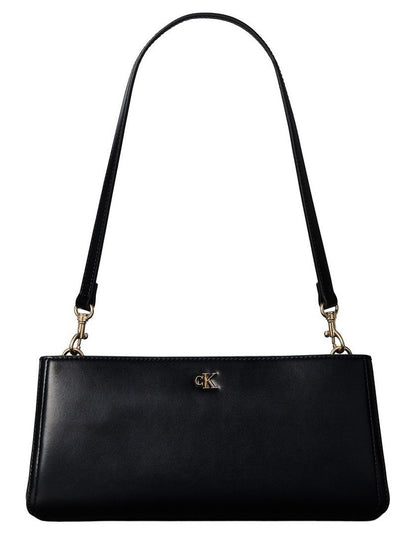Elongated Shoulder Bag in Black