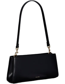 Elongated Shoulder Bag in Black