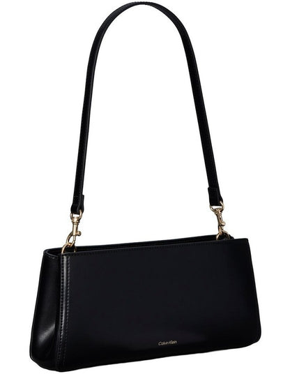 Elongated Shoulder Bag in Black