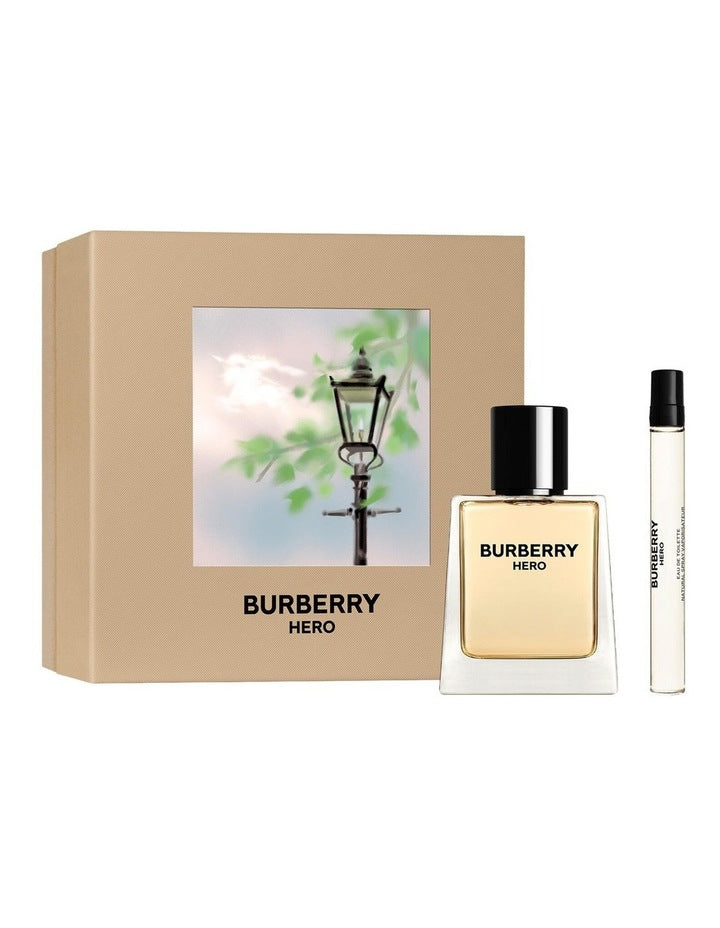Burberry Hero EDT 50ml Gift Set (Contains: EDT 50ml, Pen Spray 10ml)