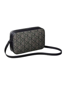 Emblem Aop Crossbody Bag in Black