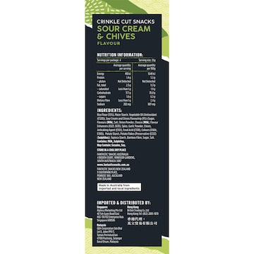 Fantastic Delites Snacks Sour Cream & Chives 100g