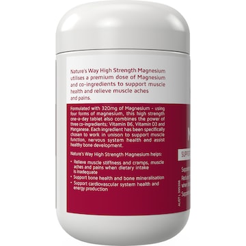 Nature's Way Magnesium Tablets 150 pack