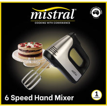 Mistral 6 Speed Hand Mixer Each