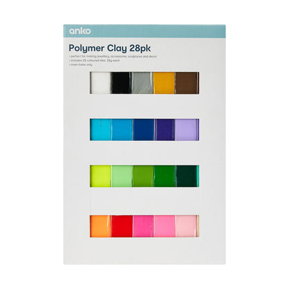 28 Pack Polymer Clay