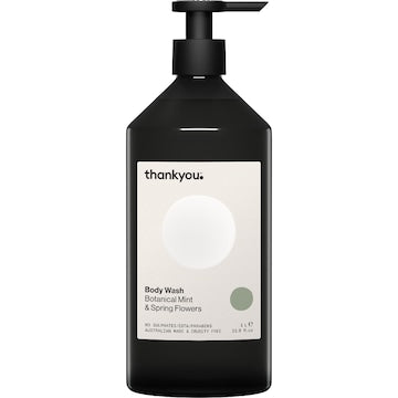 Thankyou. Body Wash Botanical Mint & Spring Flowers 1L