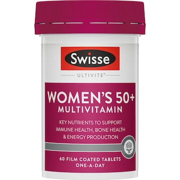 Swisse Ultivite Women's 50+ Multivitamin Tablets 60 pack