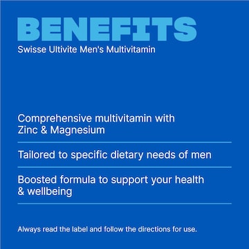 Swisse Ultivite Men's Multivitamin Tablets 60 pack