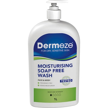 Dermeze Soap Free Body Wash & Facial Cleanser 1L