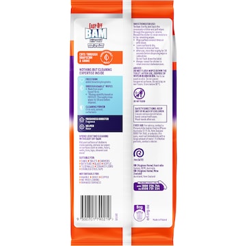 Easy-Off Bam Bathroom Power Wipes 110 pack