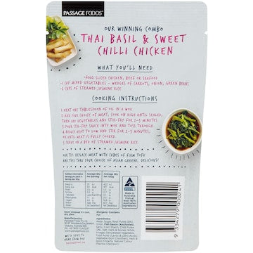 Passage To Asia Thai Basil & Sweet Chilli 200g