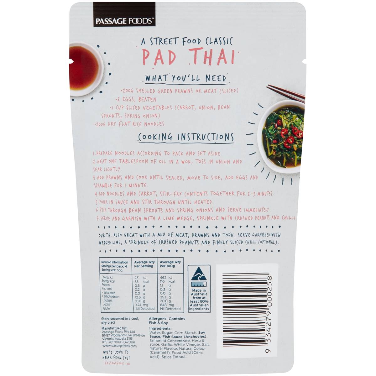 Passage To Asia Pad Thai 200G