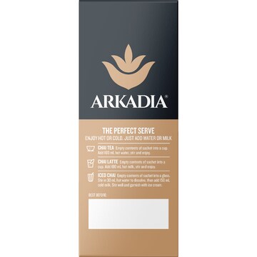 Arkadia Chai Tea Vanilla 8 pack