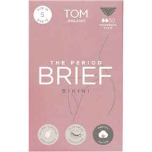 TOM Organic The Period Brief Bikini Moderate Flow Size Small each