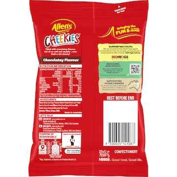 Allen's Cheekies Lollies Bag 190g
