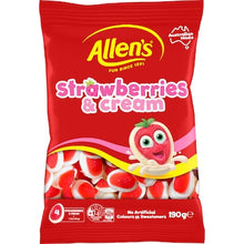 Allen's Strawberry & Cream Lollies Bag 190g