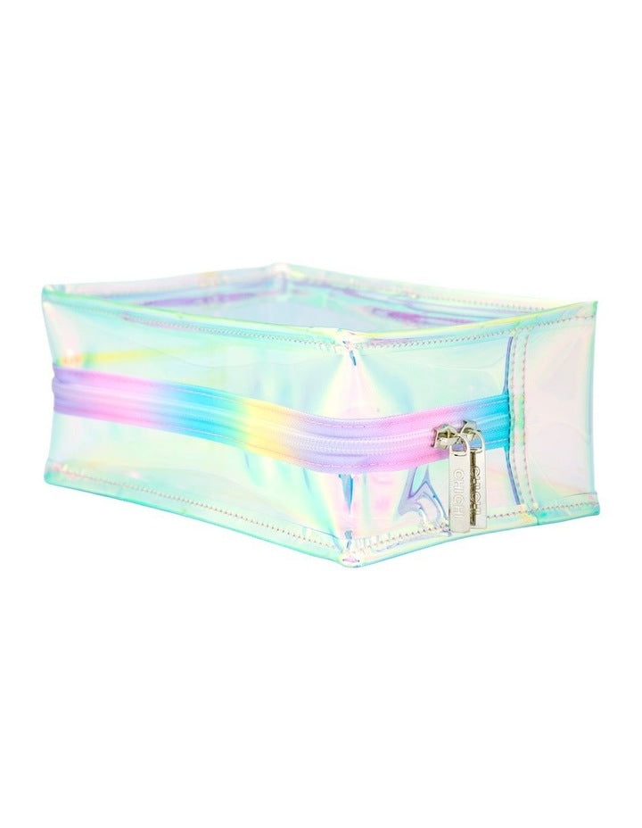 Hologram Beauty Bag Medium in Multi