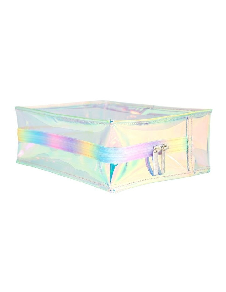 Hologram Beauty Bag Large in Multi