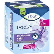 TENA Incontinence Pads Maxi Night Wide Back Long Length 6 pack