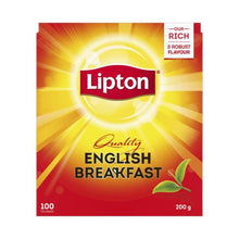 LIPTON ENGLISH BREAKFAST TEA 100 PACK