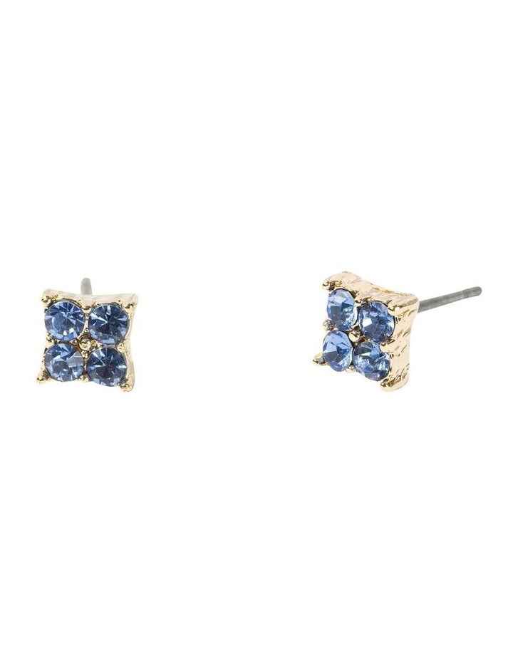 Floret Stud Earring Pack in Blue