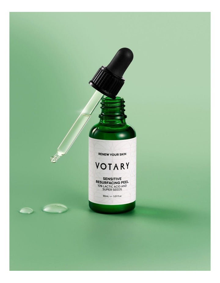 10% Lactic Acid and Super Seeds Sensitive Resurfacing Peel 30ml