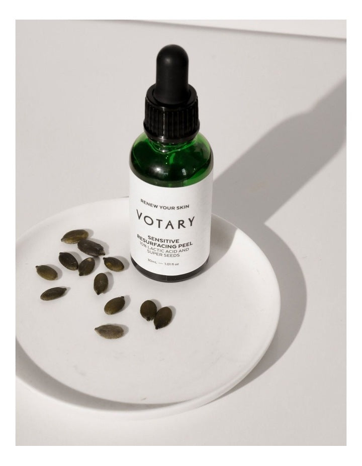 10% Lactic Acid and Super Seeds Sensitive Resurfacing Peel 30ml