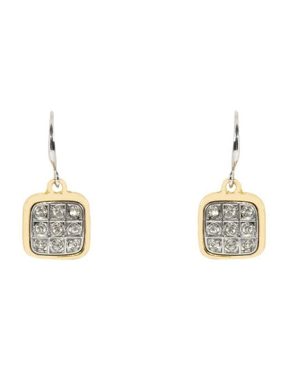 Framed Crystal Earrings in Multi