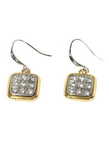 Framed Crystal Earrings in Multi