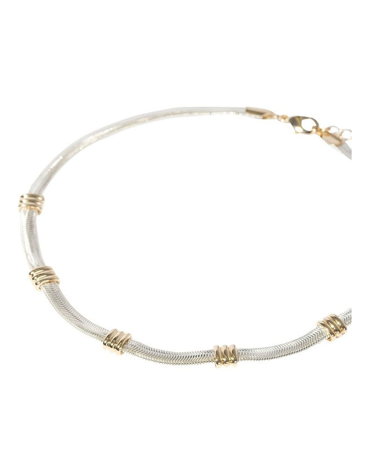 Sleek Bar Tab Necklace in Multi