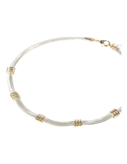 Sleek Bar Tab Necklace in Multi