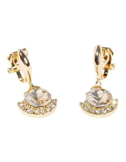 Nouveau Clip On Earrings in Gold