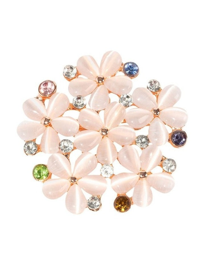 Flower Meadow Brooch in Pink