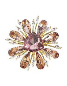 Aurora Rhinestone Brooch in Multi
