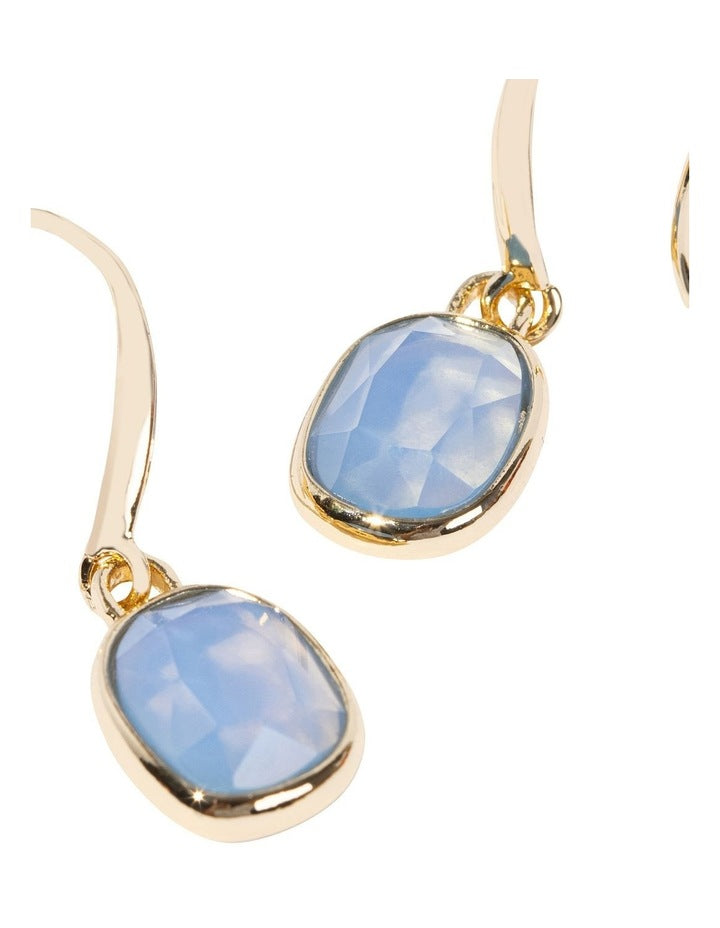 Serene Dangle Earrings in Blue