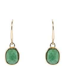 Serene Dangle Earrings in Green