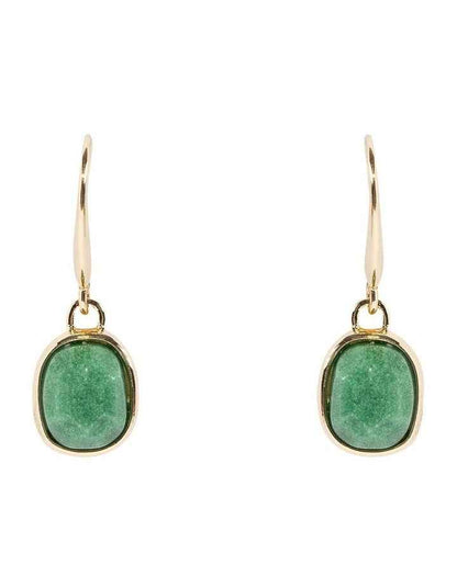 Serene Dangle Earrings in Green