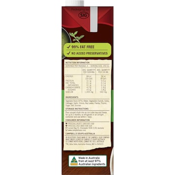 Campbell's Real Stock Vegetable 1L