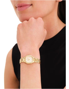 Gaia Watch XS 25mm ORCGSG-OR04 in White/Gold-Tone