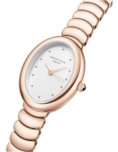 Ovale Watch 22mm OVWRSR-OV21 in White/Rose Gold-Tone