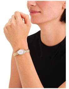 Ovale Watch 22mm OVWGSG-OV19 in White/Gold-Tone