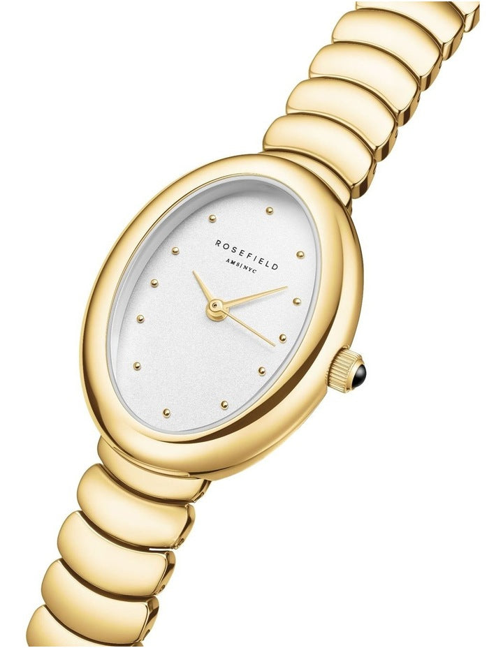 Ovale Watch 22mm OVWGSG-OV19 in White/Gold-Tone