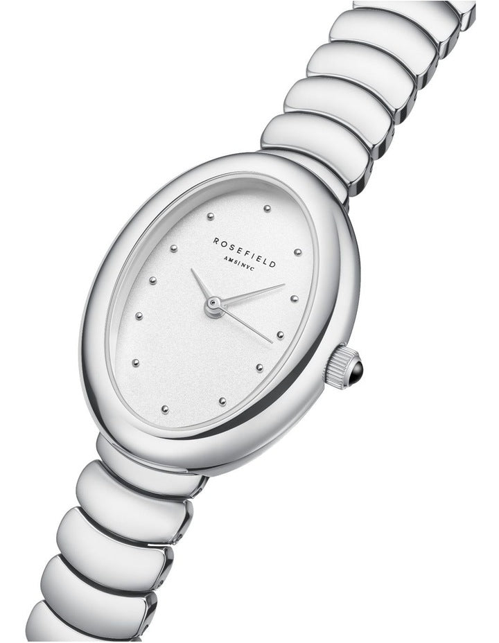 Ovale 22mm OVWSSS-OV20 Watch in White/Silver-Tone