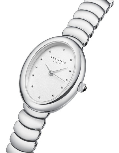 Ovale 22mm OVWSSS-OV20 Watch in White/Silver-Tone
