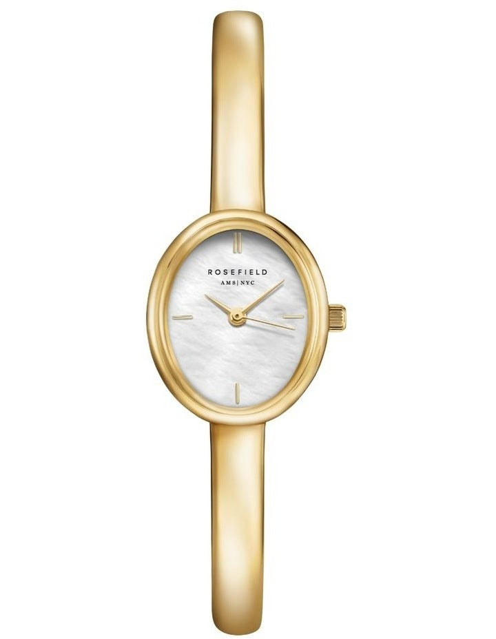 Studio Edition STWGSG-ST04 Bangle Watch in White/Gold-Tone