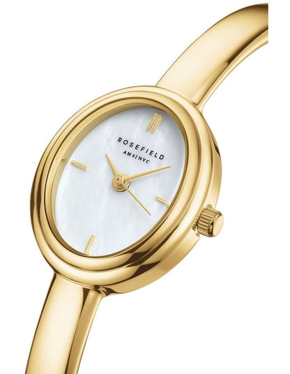Studio Edition STWGSG-ST04 Bangle Watch in White/Gold-Tone