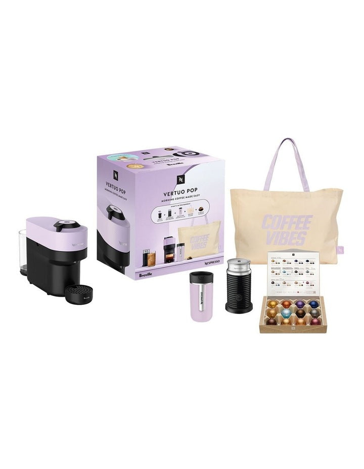 Vertuo Pop Machine Bundle Starter Pack in Lilac BNV150LIL4IAN3