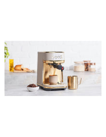 The Bambino Plus Coffee Machine BES500ANB4IAN1 in Almond Nougat Brass