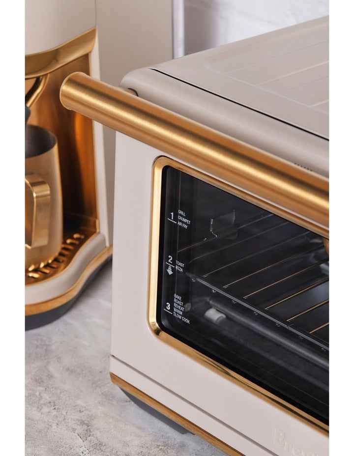 The Smart Oven Air Fryer BOV860ANB4IAN1 in Almond Nougat Brass
